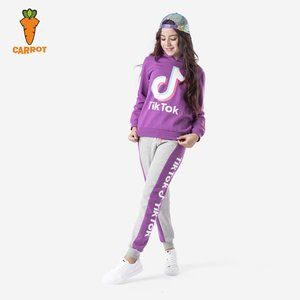 ACTIVE WEAR HOODED SWEATSHIRT AND LEGGINGS